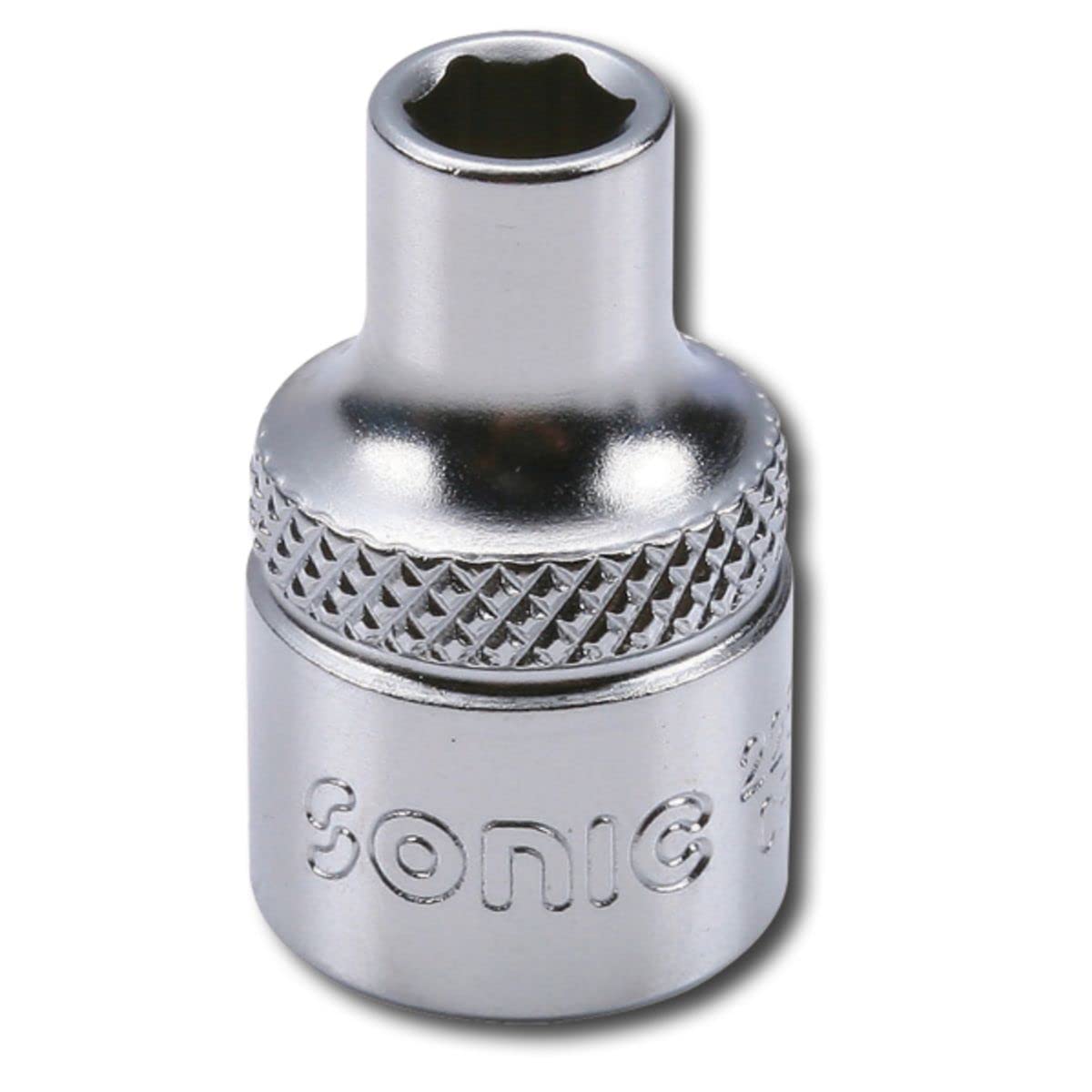 Sonic 22510 Flanke-Stecknuss, 3/8 Zoll, 6-Kant, 10 mm Sonic 22510 Flanke-Stecknuss, 3/8 Zoll, 6-Kant, 10 mm von Sonic