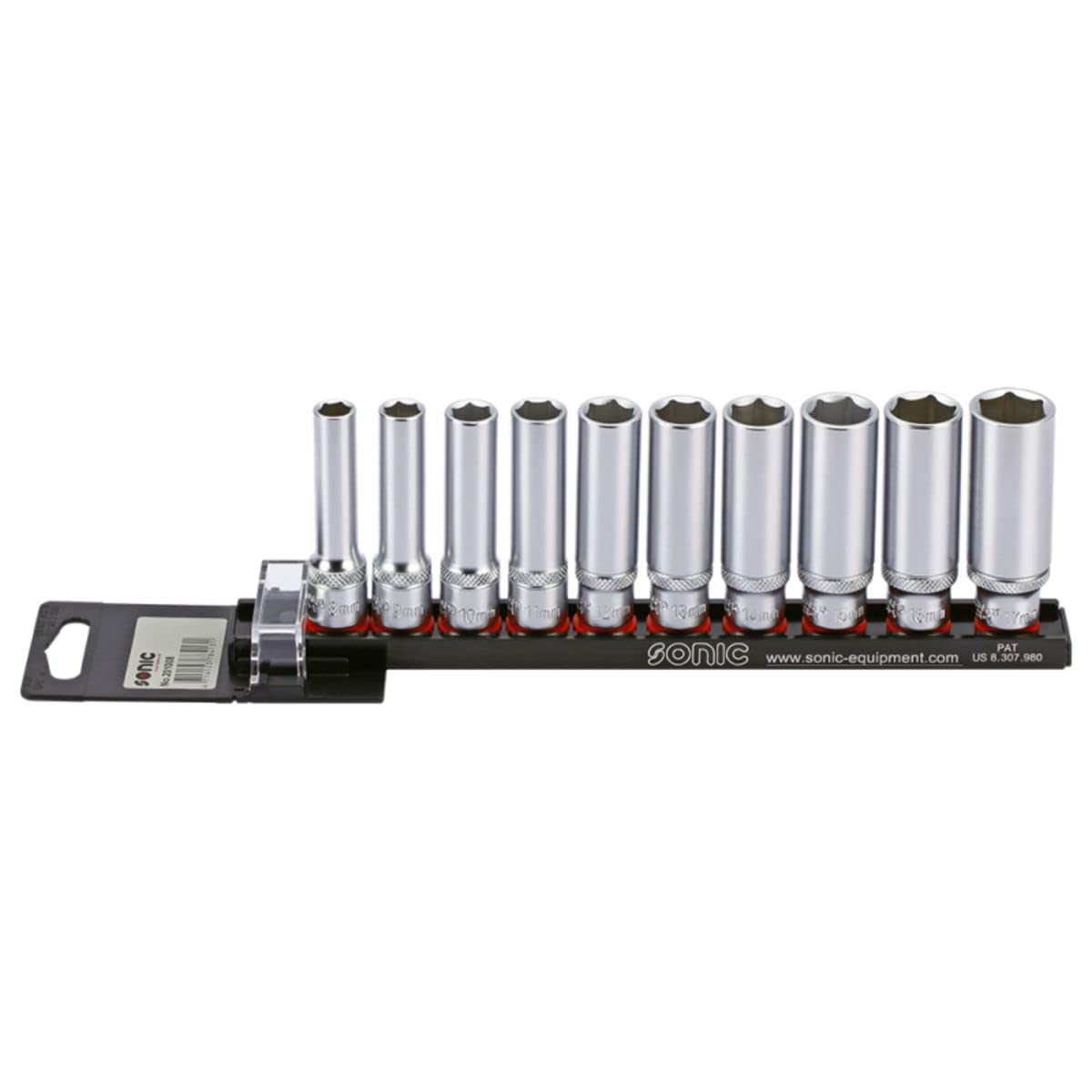 Sonic equipment - Stecknüsse 3/8" lang 6-Kant Sonic equipment - Stecknüsse 3/8" lang 6-Kant von Sonic