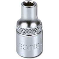 Steckschlüssel 1/4" 12-Eckig SONIC 21810 von Sonic