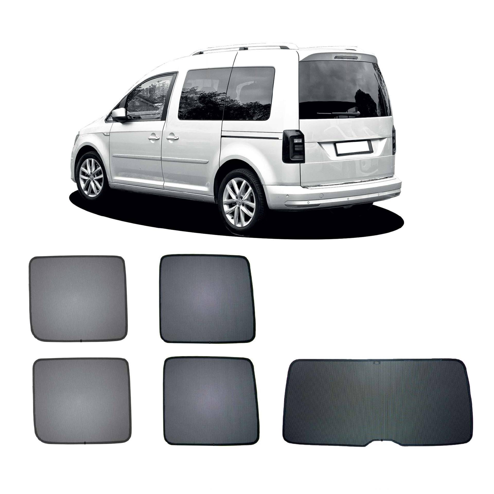 Sonniboy Sonnenschutz kompatibel mit VW Caddy IV mit Heckklappe 2015-2020 INKL Tasche von Sonniboy