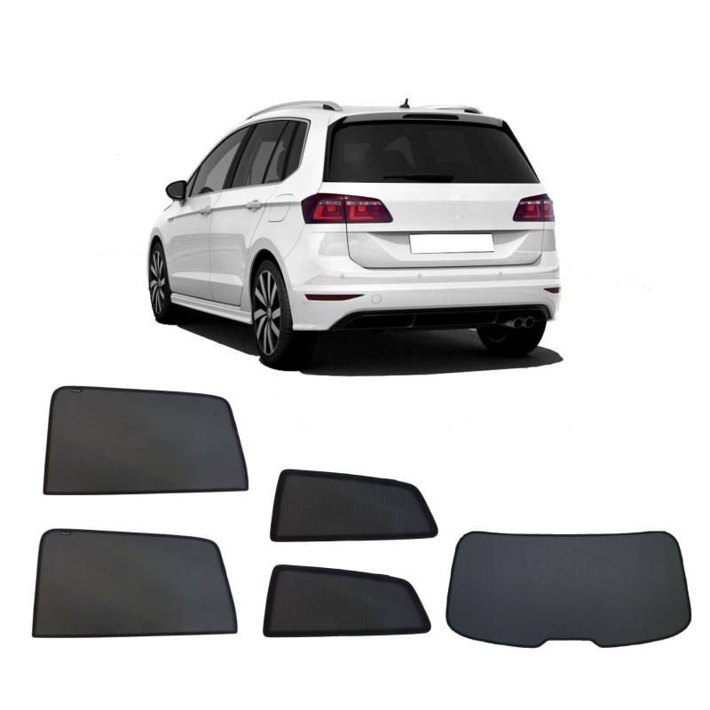 Sonniboy Sonnenschutz kompatibel mit VW Golf VII Sportsvan 2012-2017 INKL Tasche von Sonniboy