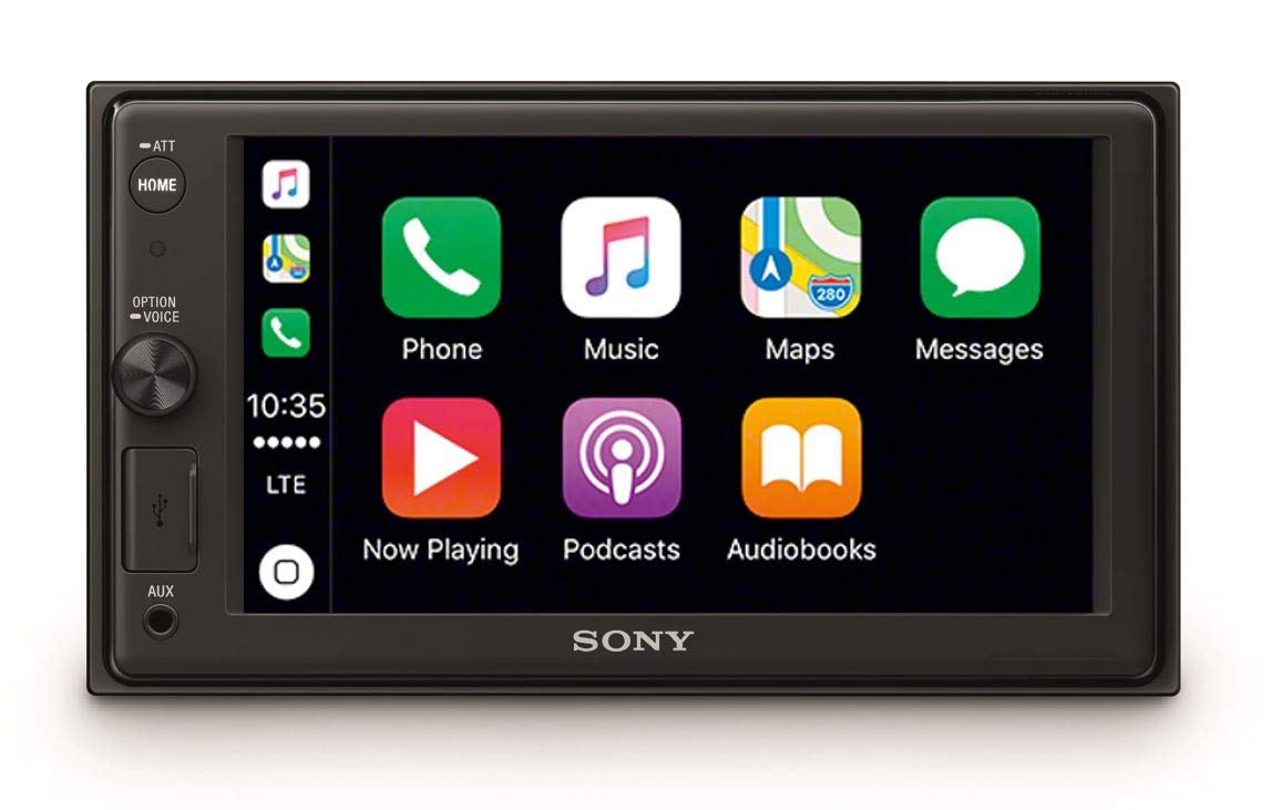 Sony XAV-AX1000 Media Receiver (Touchscreen 6,2 Zoll, mit Bluetooth und Apple CarPlay) von Sony