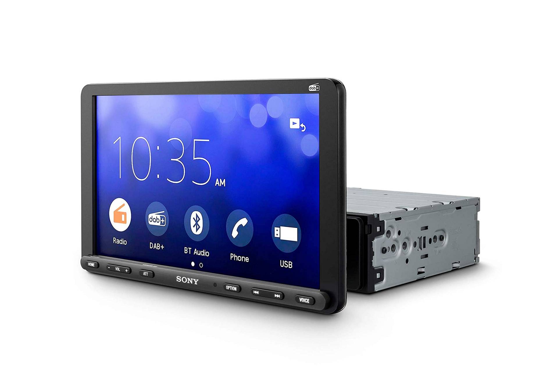 Sony XAV-AX8050ANT,1 DIN mit 9 Zoll Touchscreen, CarPlay, Android Auto, Weblink 2.0, DAB+, Inkl. Antenne, Bluetooth von Sony