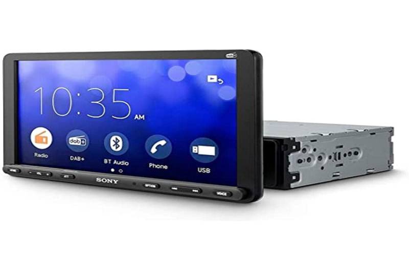 Sony XAV-AX8050D 9 Zoll großes Display DAB AV Receiver mit Apple CarPlay, Android Auto & Weblink 2.0 Kompatibilität, schwarz von Sony