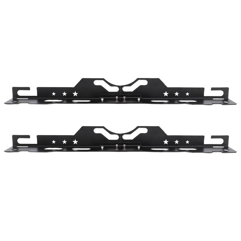 Sorandy Automobilzehenausrichtungs -Werkzeugplatte, Hochleistungsradausrichtungs -Werkzeugplatte mit Hängenden Löchern und Klebeband für Fahrzeuge, Wandmontageable (Matt-schwarz) von Sorandy