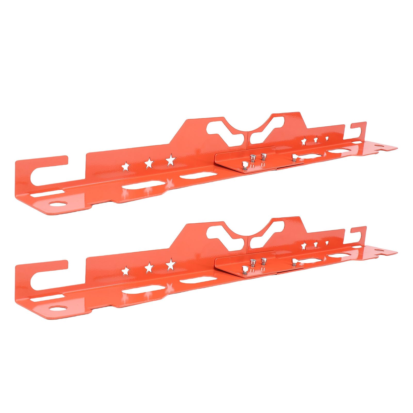 Sorandy Automobilzehenausrichtungs -Werkzeugplatte, Hochleistungsradausrichtungs -Werkzeugplatte mit Hängenden Löchern und Klebeband für Fahrzeuge, Wandmontageable (ORANGE) von Sorandy