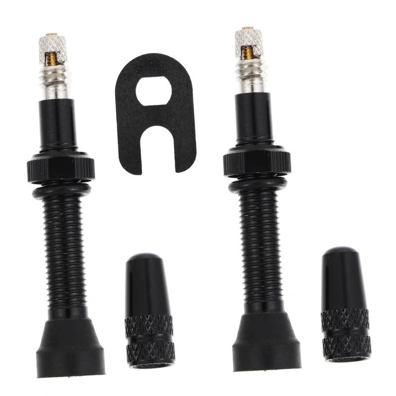 Sosoport 1 Set Ventil Luft Schwarz Aluminium Legierung von Sosoport
