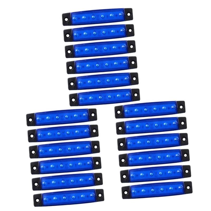 Sosoport 3sets 6 Heck Lichter Transom Schritt Boot Dekoration Lichter Marine Boot Lichter 6 Stücke * 3 von Sosoport