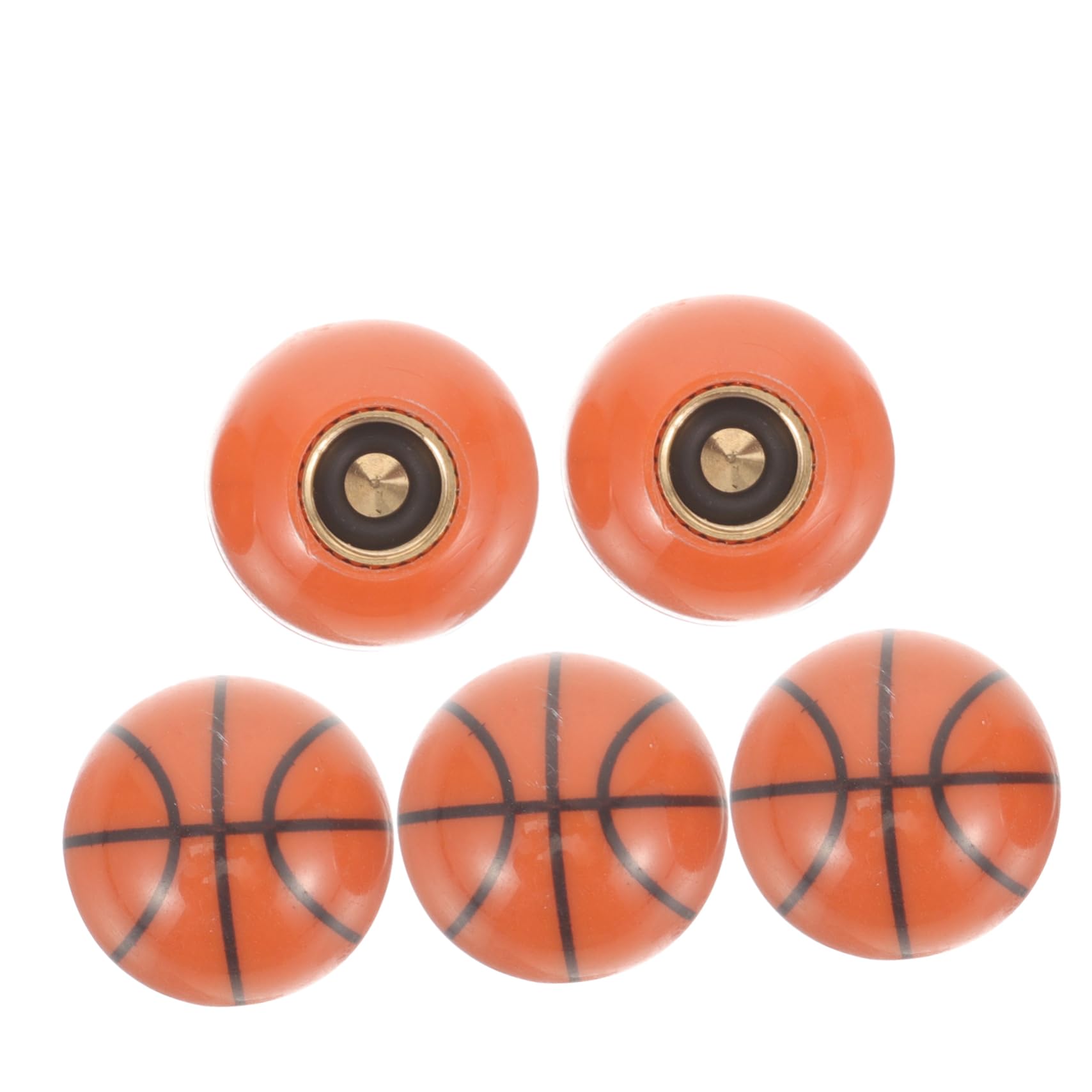 Sosoport 5 Stück Basketballventilhut Ventilschaftkappe Geformt Reifenventilkappen Korb Reifenkappe Basketballzubehör Ventile Dekorativ Für Reifendruckkappen Basketballdekor Plastik Sosoport 5 Stück Basketballventilhut Ventilschaftkappe Geformt Reifenventilkappen Korb Reifenkappe Basketballzubehör Ventile Dekorativ Für Reifendruckkappen Basketballdekor Plastik von Sosoport