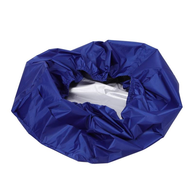 Sosoport Motorschutzabdeckung Motorabdeckung für Kajak Bootsabdeckung Außenborder Motorhaube bewachen Kajak Zubehör Motorgehäuseschutz Kajak-Kanu-Motorschutz Polyester Blue von Sosoport