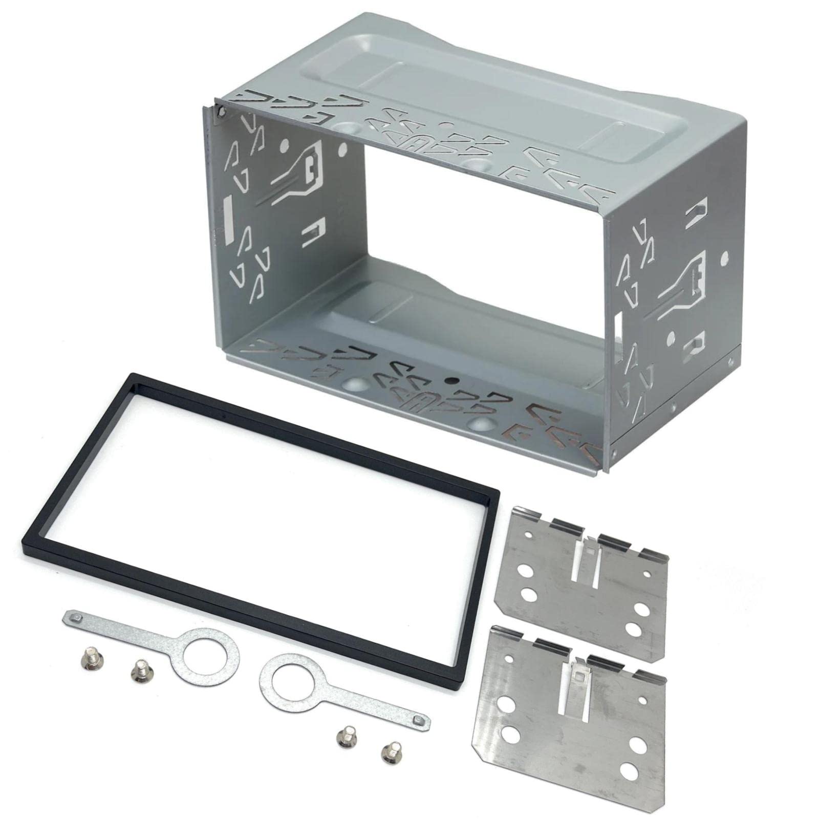 Sound-Way 2 DIN doppel DIN Autoradio Radioblende Radiorahmen Metallrahmen Halterung Faszienmontageset Rahmen mit Universal Metallisch Dashboard, Schlüssel Auto Radio Auto DVD Player GPS Navigation Sound-Way 2 DIN doppel DIN Autoradio Radioblende Radiorahmen Metallrahmen Halterung Faszienmontageset Rahmen mit Universal Metallisch Dashboard, Schlüssel Auto Radio Auto DVD Player GPS Navigation von Sound Way