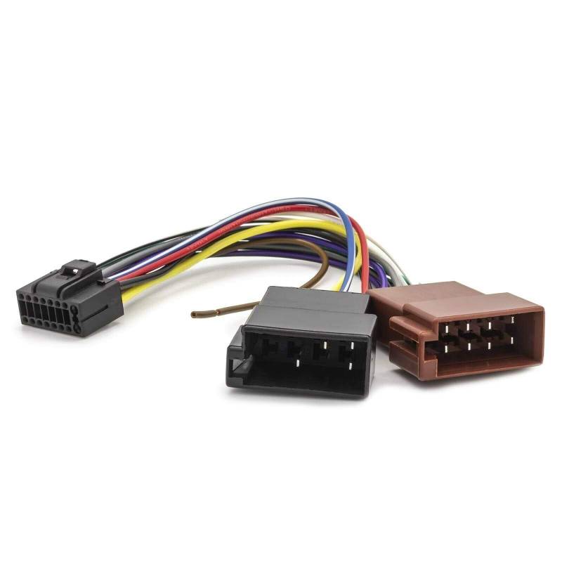 Sound-way - Auto Radio Adapter Kabel Stecker Plug&Play DIN ISO 16 Pin Kabelbaum f JVC KD-R von Sound Way