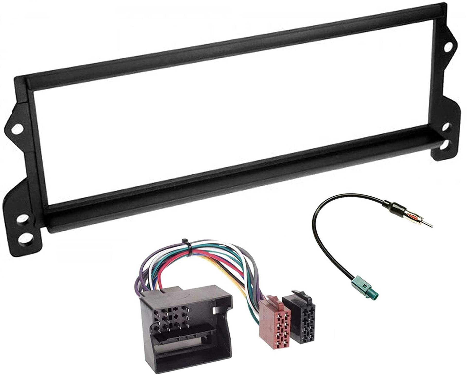 Sound-way 1 DIN Autoradio Radioblende RadioRahmen, ISO-Verbindungskabel, Antennenadapter, kompatibel mit Mini Cooper 2000-2006 Sound-way 1 DIN Autoradio Radioblende RadioRahmen, ISO-Verbindungskabel, Antennenadapter, kompatibel mit Mini Cooper 2000-2006 von Sound Way