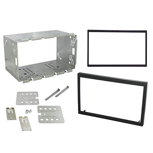 Sound Way - 2DIN Doppel DIN 115mm Metal Einbauschacht Radioblende Einbausatz 2 Radio Einbausatz Rahmen Größe 6,2 "173x98 mm / 7" 178x102 mm - DIN5L2 Sound Way - 2DIN Doppel DIN 115mm Metal Einbauschacht Radioblende Einbausatz 2 Radio Einbausatz Rahmen Größe 6,2 "173x98 mm / 7" 178x102 mm - DIN5L2 von Sound Way