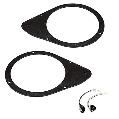 Sound-wayAutoradio Lautsprecher-Einbauset Lautsprecheradapter mit 2X Kabel 165 mm kompatibel mit FIAT 500, Stilo von Sound-way