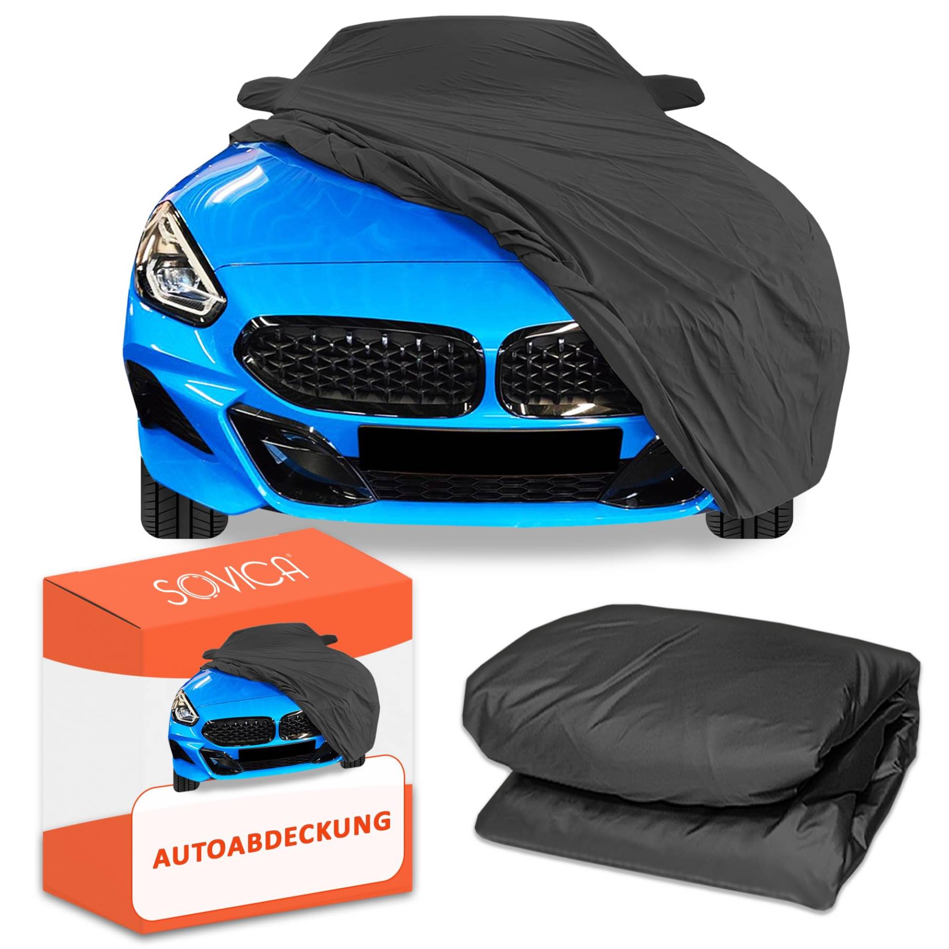 Autoabdeckung Winter 540 x 175 x 150 cm geeignet für alle Arten von großen Autos wie Familienautos Personentransporter Minivans Vans SUVs 4x4s autoplane Auto abdeckplane Winter PEVA-Material Autoabdeckung Winter 540 x 175 x 150 cm geeignet für alle Arten von großen Autos wie Familienautos Personentransporter Minivans Vans SUVs 4x4s autoplane Auto abdeckplane Winter PEVA-Material von Sovica