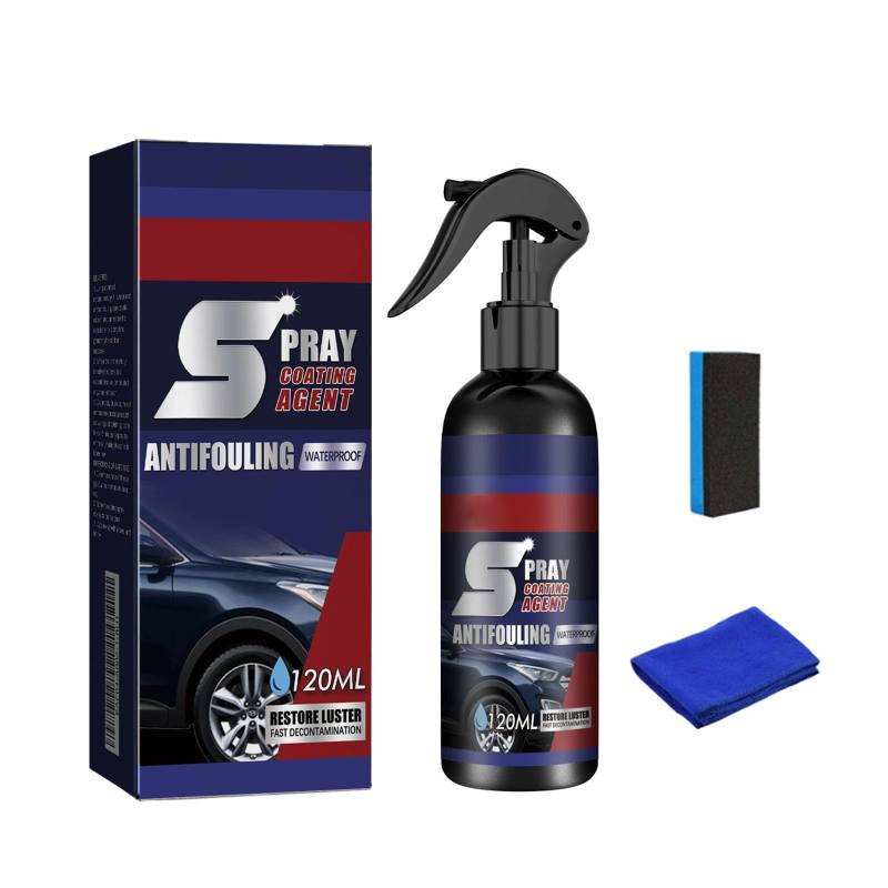 Sovtay Lifesunny Autospray, Vrsgs Multifunktionsspray zur Beschichtungserneuerung, Autolack-Restaurator, 3-in-1-Keramik-Autobeschichtungsspray (1set) von Sovtay