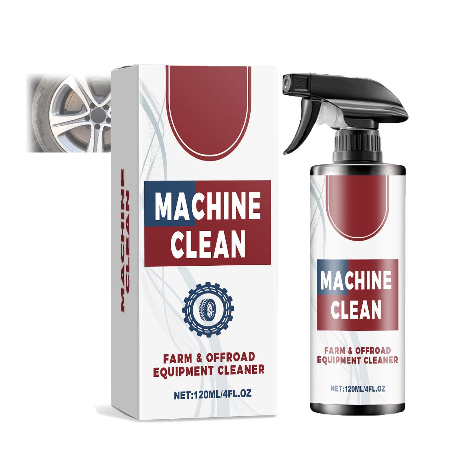 Sovtay Hochleistungs-Allzweckreiniger für den Außenbereich, Maschinenreiniger-Felgenreiniger-Spray, Reiniger für Räder und Reifen für landwirtschaftliche und Offroad-Geräte (1pcs) von Sovtay