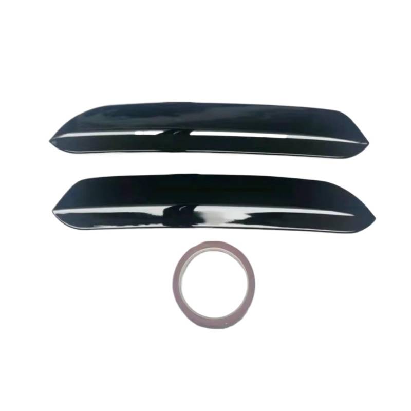 Auto Spoiler Flügel 2-teilig Für O-Stil Dachspoiler-Erweiterungen Klappen Heckflügel Passend Für VW Polo Für Golf 6 7 MK7 7.5 R Für GTI ABS Kfz-Spoiler(Black 2) von Sovxbgw