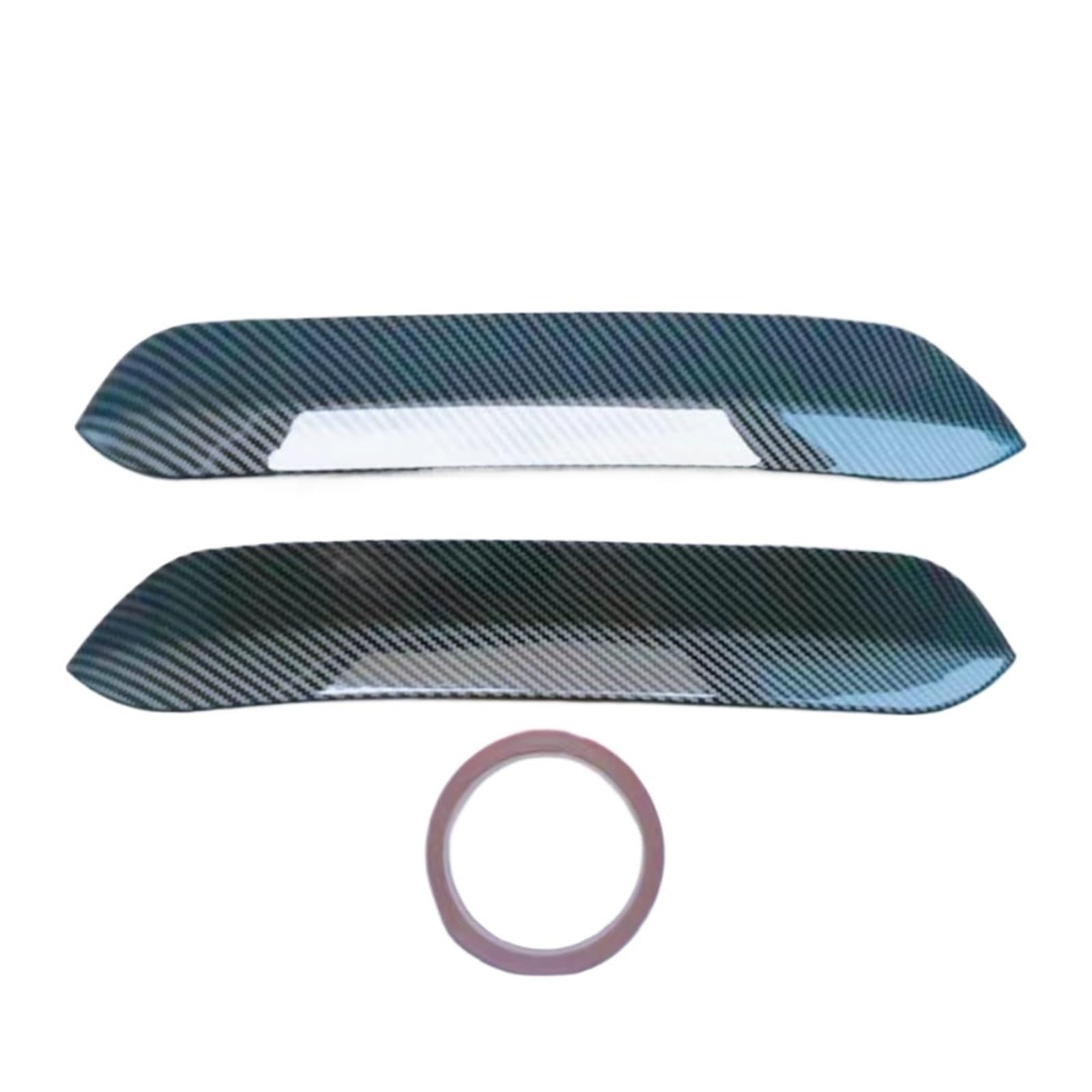 Auto Spoiler Flügel 2-teilig Für O-Stil Dachspoiler-Erweiterungen Klappen Heckflügel Passend Für VW Polo Für Golf 6 7 MK7 7.5 R Für GTI ABS Kfz-Spoiler(Carbon 2) von Sovxbgw