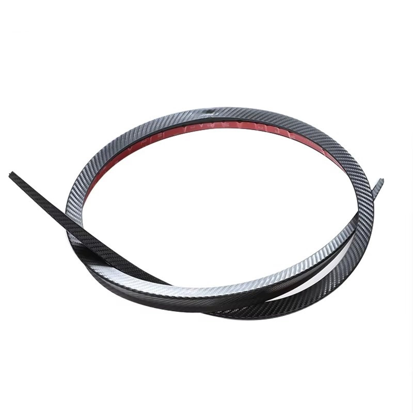 Auto Spoiler Flügel Auto Heckdach Heckflügel Universal Spoiler Stoßstange Streifen Rad Augenbraue Lippe Trim Aufkleber Mehrzweck Kfz-Spoiler(1.5m Carbon Fiber) von Sovxbgw