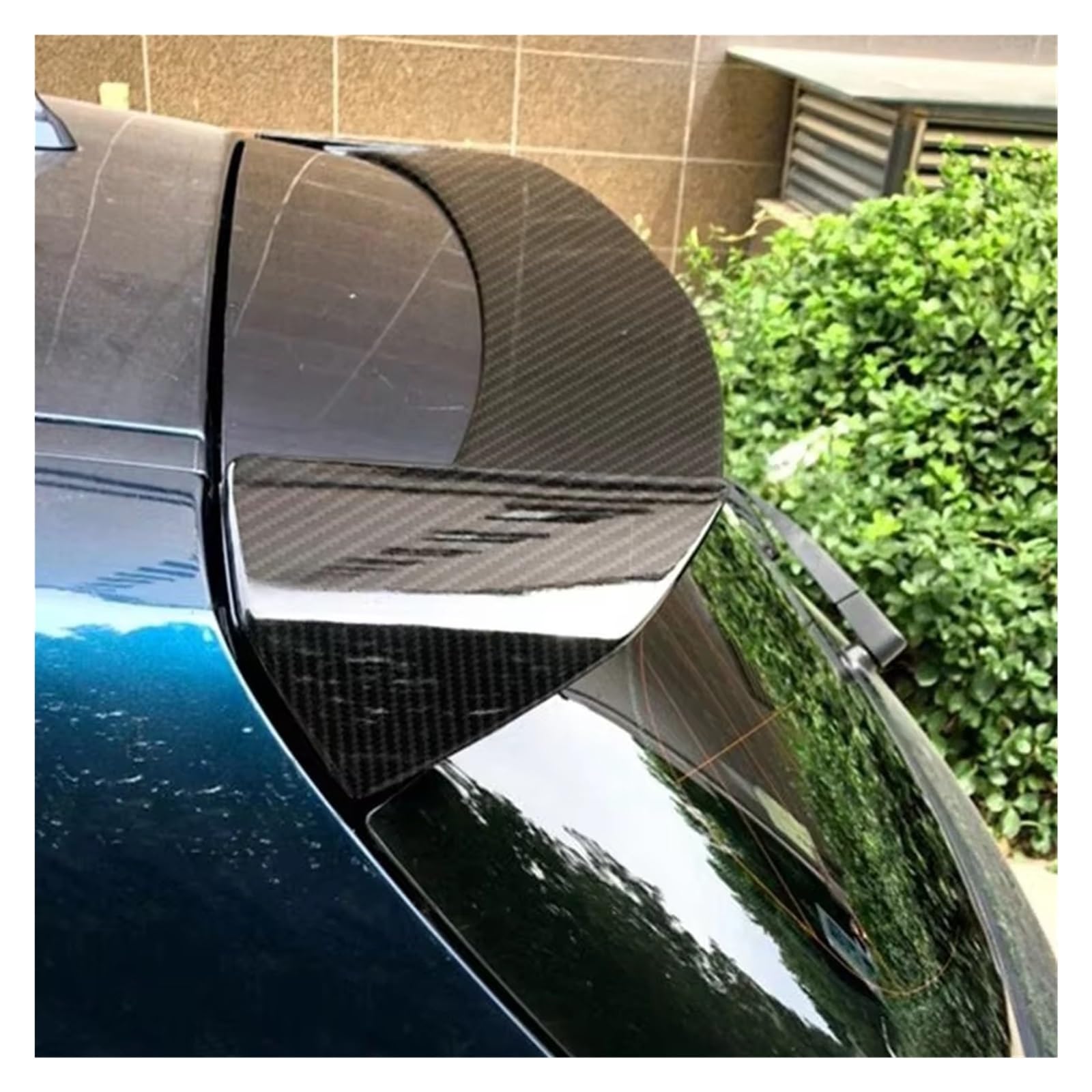 Auto Spoiler Flügel Auto-Heckdachspoiler-Splitter, Fester Heckflügel, ABS, Für 1er F20 F21 116i 120i 118i M135i Fließheck 2011–2018 Kfz-Spoiler(Carbon Fiber Color) von Sovxbgw