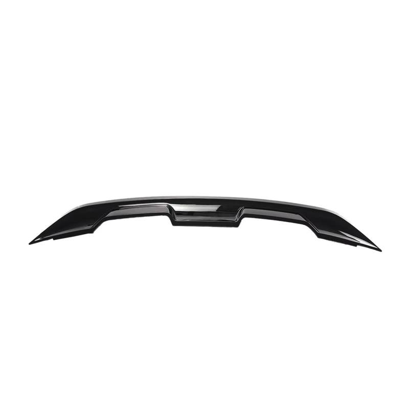 Auto Spoiler Flügel Auto Heckspoilerflügel Für Ford Für Mustang 2015-2023 GT500 Stil Heckflügel Kofferraumlippe Splitter Glänzend Schwarz Carbon Look Kfz-Spoiler(Carbon Fiber Look) von Sovxbgw