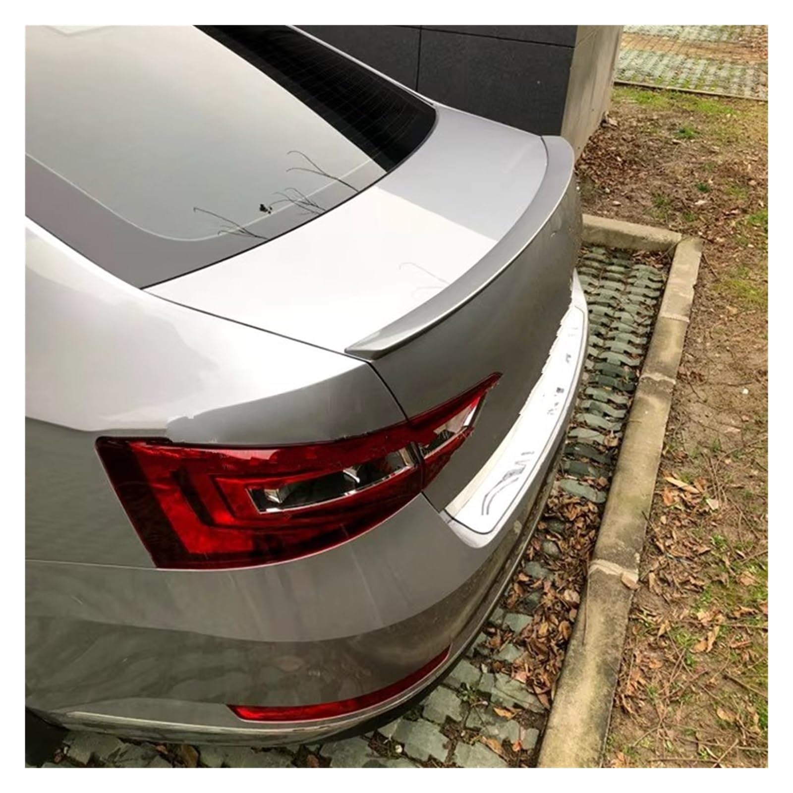 Auto Spoiler Flügel Autozubehör Für Skoda Für Superb 2015-2019 ABS-Kunststoff, Unlackiert, Grundierung, Farbe, Heckspoiler, Kofferraumlippe, Flügel, Heckspoiler Kfz-Spoiler(Unpainted Primer) von Sovxbgw
