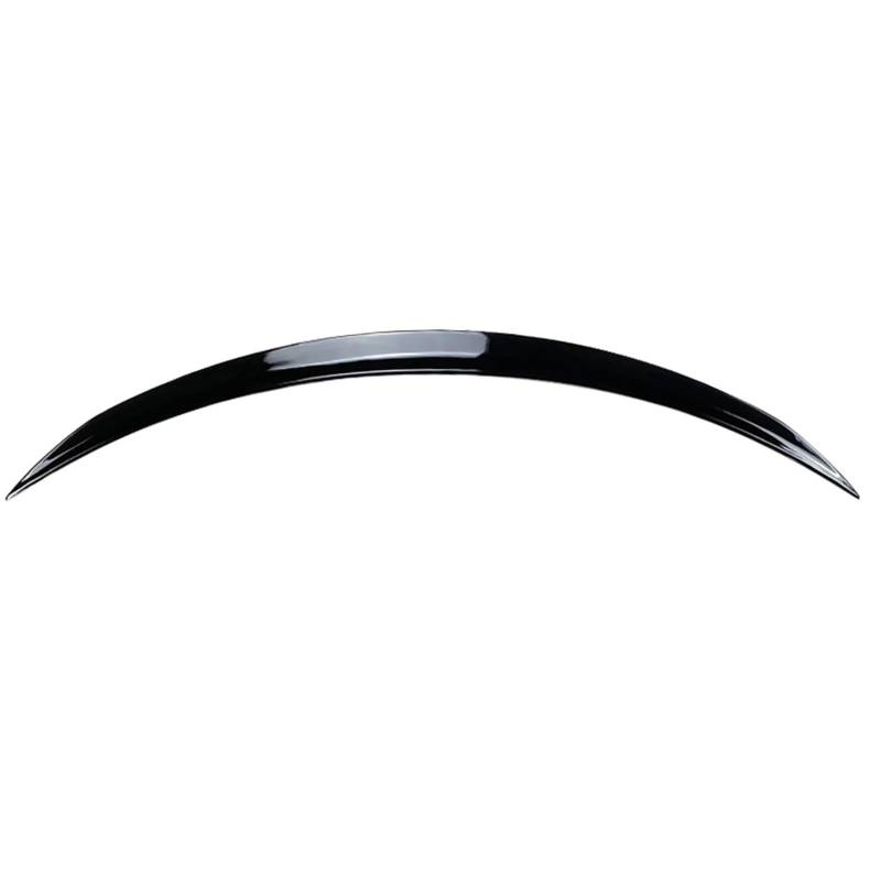 Auto Spoiler Flügel Für Benz C Klasse W205 C205 C43 C63 C180 C200 C300 C350 Für AMG Coupe 2015-2021 Hinten Auto Spoiler Flügel Stamm Splitter Lip Kfz-Spoiler(Glossy Black) von Sovxbgw