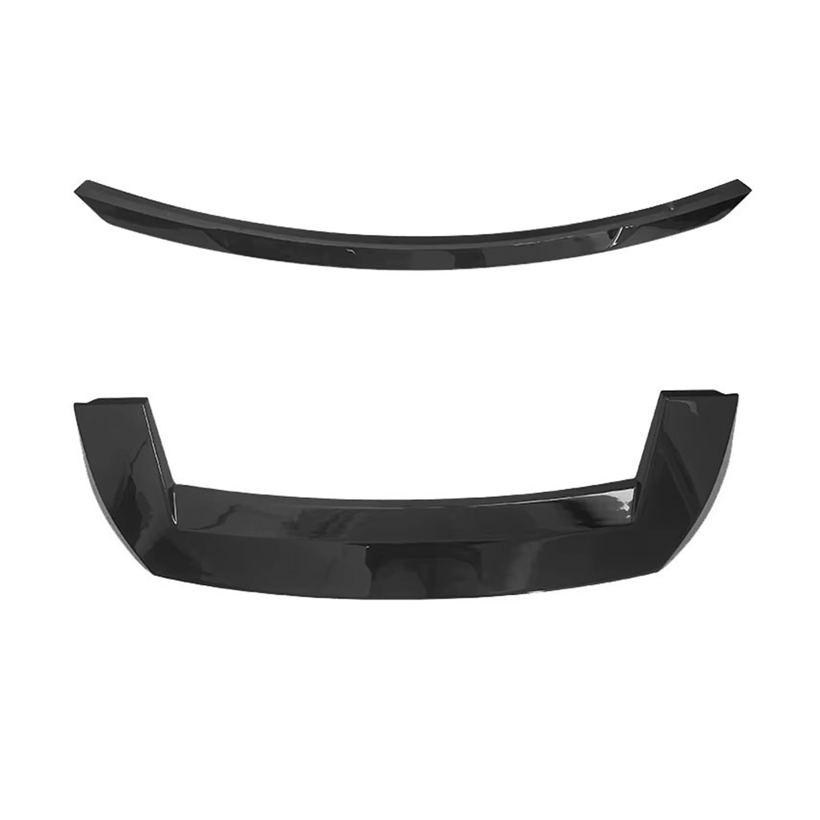 Auto Spoiler Flügel Für Jeep Für Grand Für Cherokee 2013-2020 Heckspoiler Und Mittelspoiler Kofferraumflügellippe Glänzend Schwarz/Kohlefaser-Look Von ABS Kfz-Spoiler(Roof and Mid) von Sovxbgw