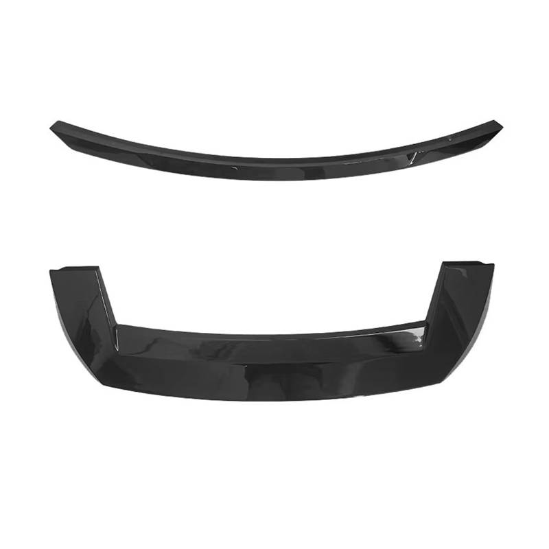 Auto Spoiler Flügel Für Jeep Für Grand Für Cherokee 2013-2020 Heckspoiler Und Mittelspoiler Kofferraumflügellippe Glänzend Schwarz/Kohlefaser-Look Von ABS Kfz-Spoiler(Roof and Mid) von Sovxbgw