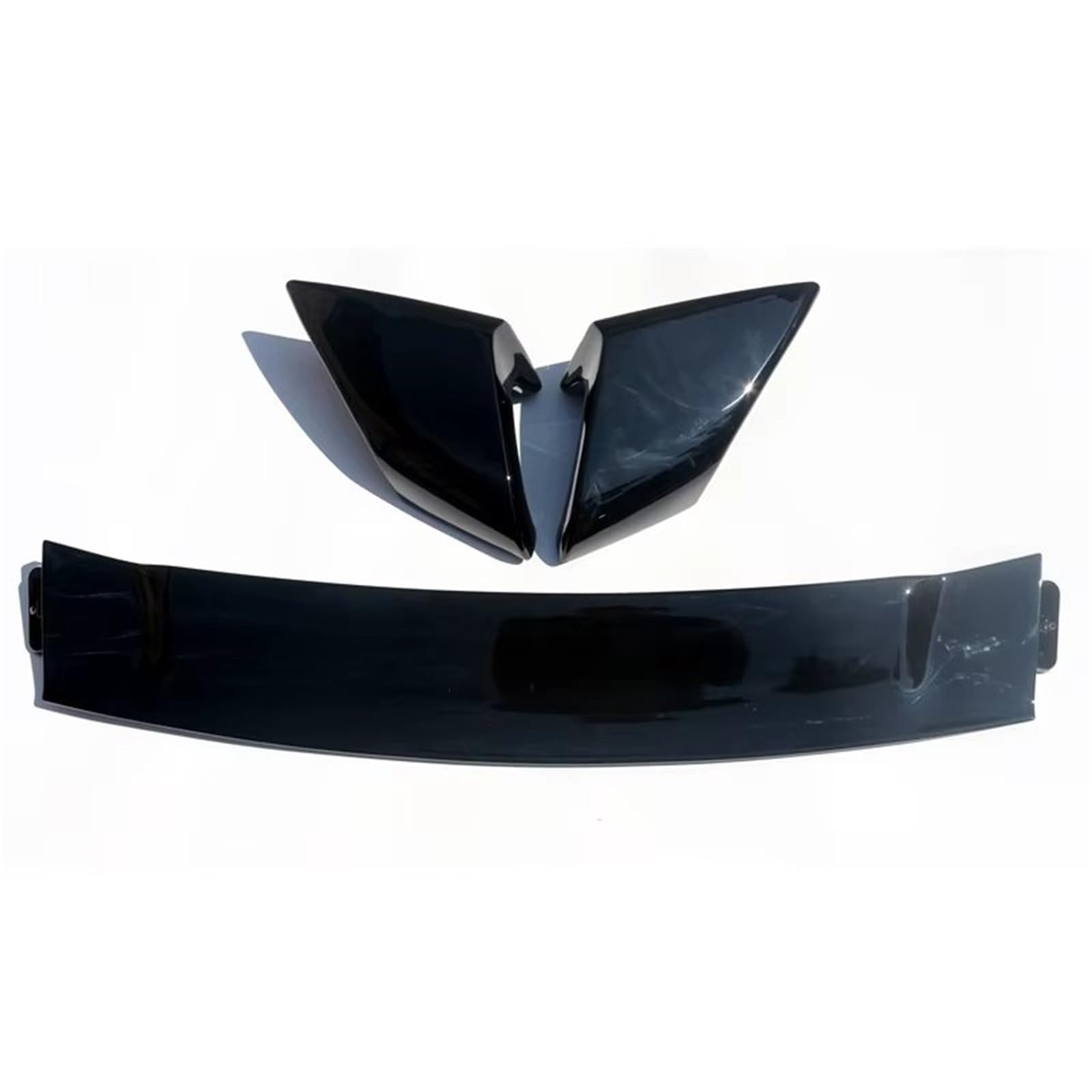 Auto Spoiler Flügel Für Mazda 3 ABS FD2 Spoiler 2006 2007 2008 2009 2010 2011 2012 2013 Auto Boot Abdeckung Hinten Flügel Kfz-Spoiler(Black) von Sovxbgw