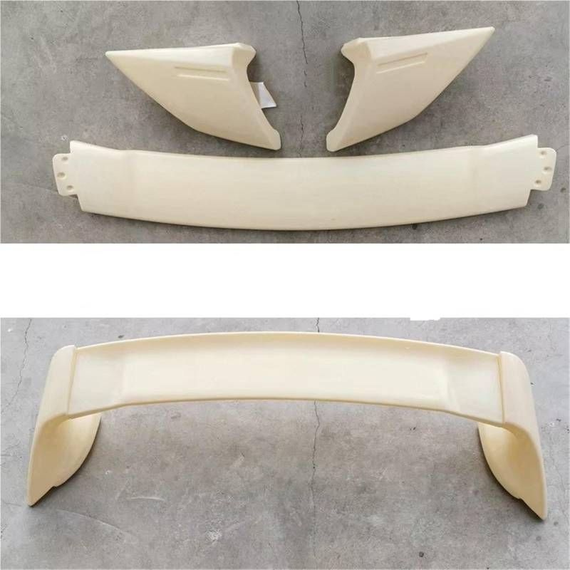 Auto Spoiler Flügel Für Mazda 3 ABS FD2 Spoiler 2006 2007 2008 2009 2010 2011 2012 2013 Auto Boot Abdeckung Hinten Flügel Kfz-Spoiler(Clear) von Sovxbgw