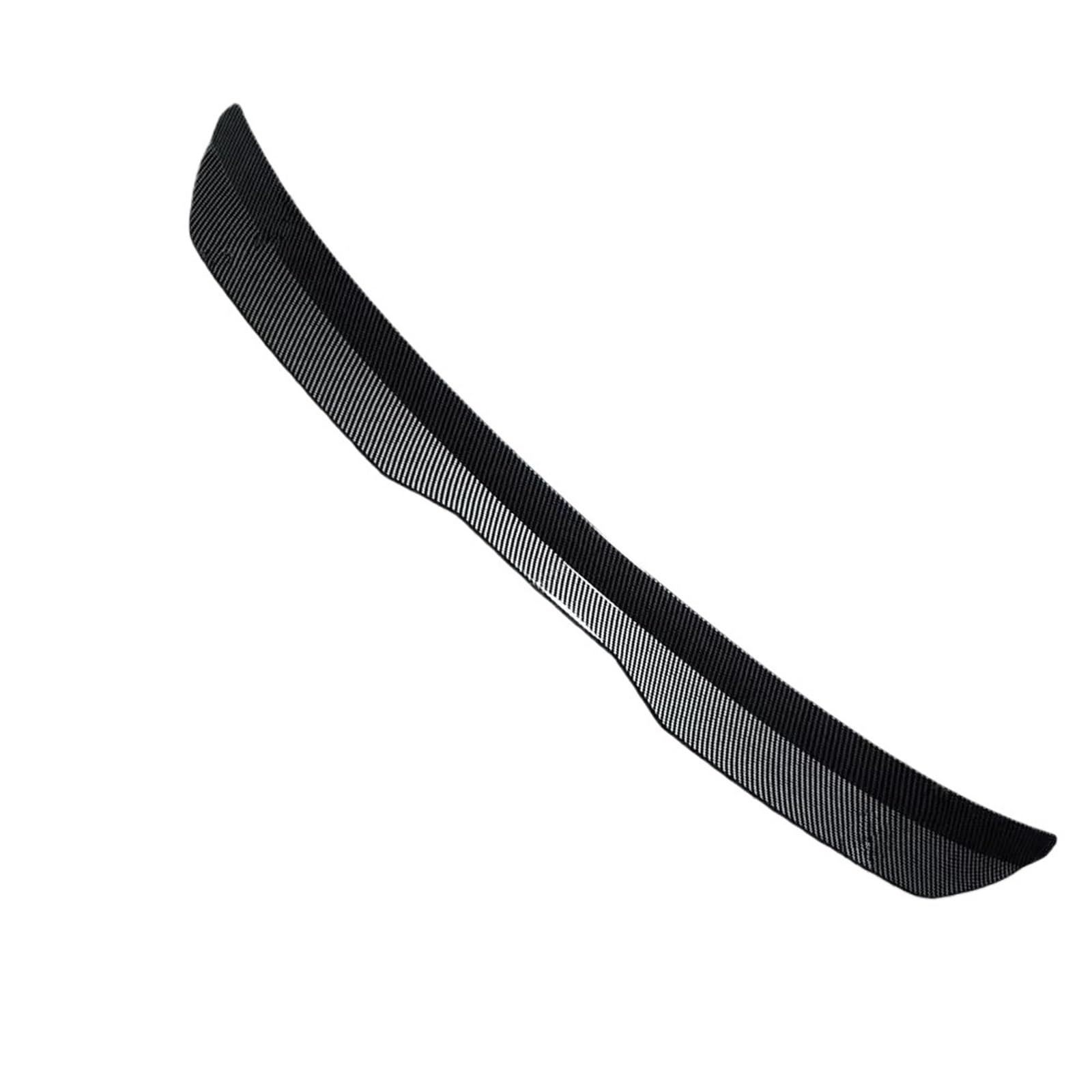 Auto Spoiler Flügel Für SEAT Ibiza MK5 6F Spoiler Verlängerung Lip 2017 2018 2019 2020 2021 Für Mini Spoiler Carbon Look ABS Auto Stamm Flügel Kfz-Spoiler(Carbon Look) von Sovxbgw