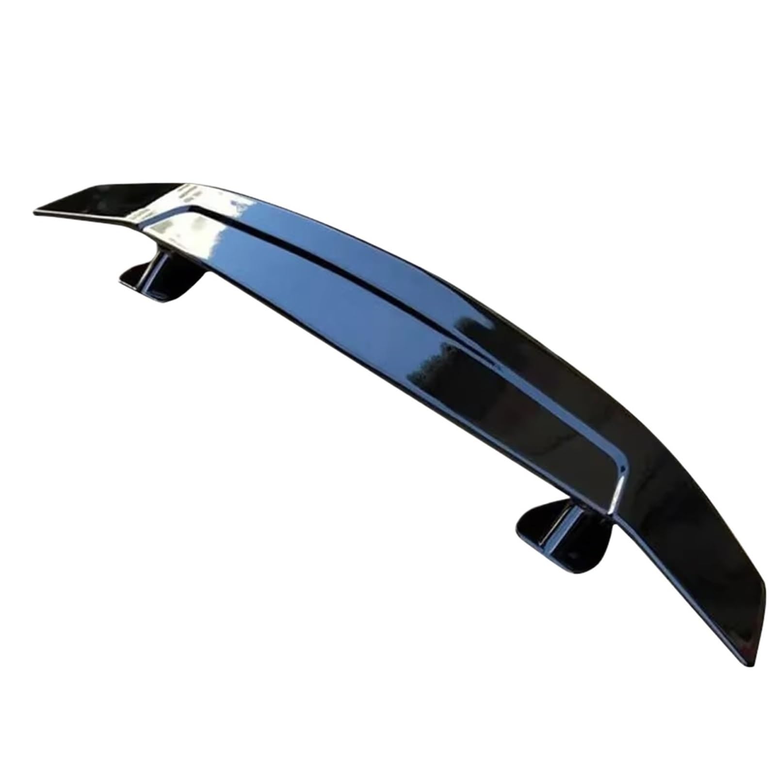 Auto Spoiler Flügel Heckflügel Auto Für TuningCar Styling Universal 5D Carbon Fiber Spoiler Flügel DIY Refit Kofferraumdeckel Kfz-Spoiler(A-Bright Black) von Sovxbgw