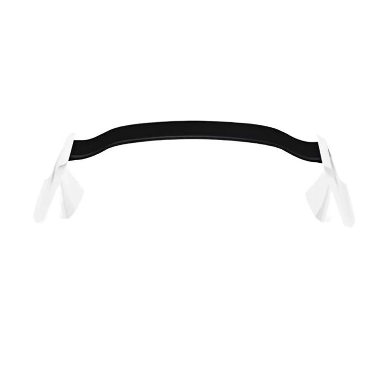 Auto Spoiler Flügel Racing Hinten Stamm Spoiler Flügel Schwanz Tuning Boot Lip Airfoil Body Kit Für Civic FC1 10th 4 Tür Limousine 2016-2020 Kfz-Spoiler(White-Black) von Sovxbgw