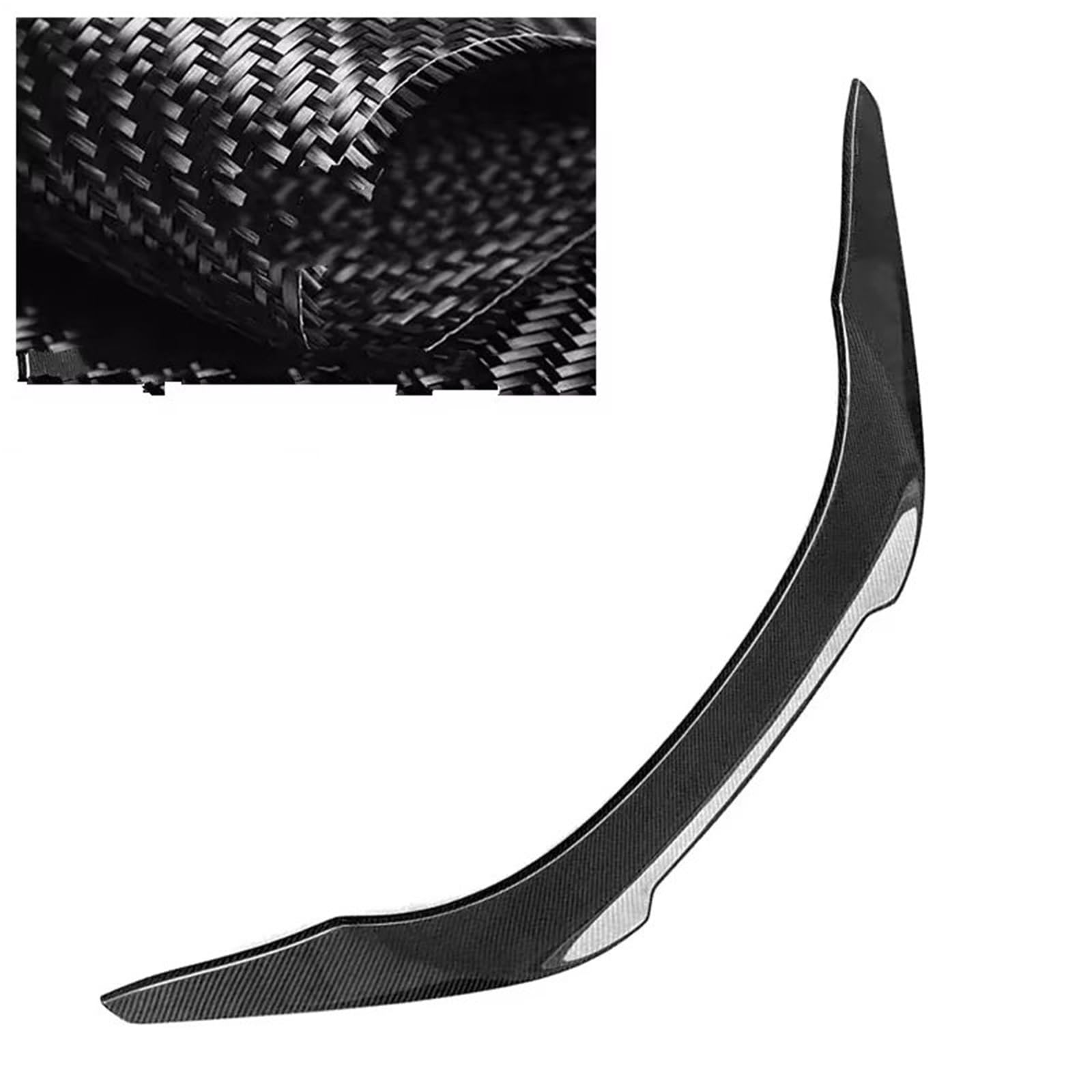 Auto Spoiler Flügel Real Carbon Spoiler Für Toyota Für Supra A90 2019 2020 2021-2022 Jahr Hinten Ducktail Glänzend Schwarz Stamm Flügel Zubehör Kfz-Spoiler(Real Carbon) von Sovxbgw