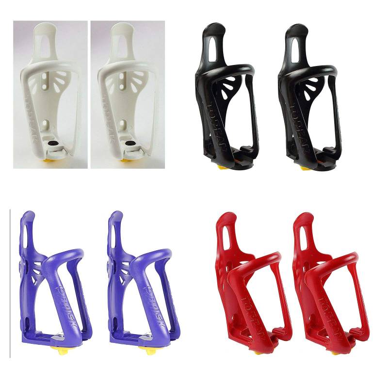 2X Flaschenhalter Trinkflaschenhalter Fahrrad Getränkehalter Dosenhalterung F1, Farbe:2X Rot von Soytich