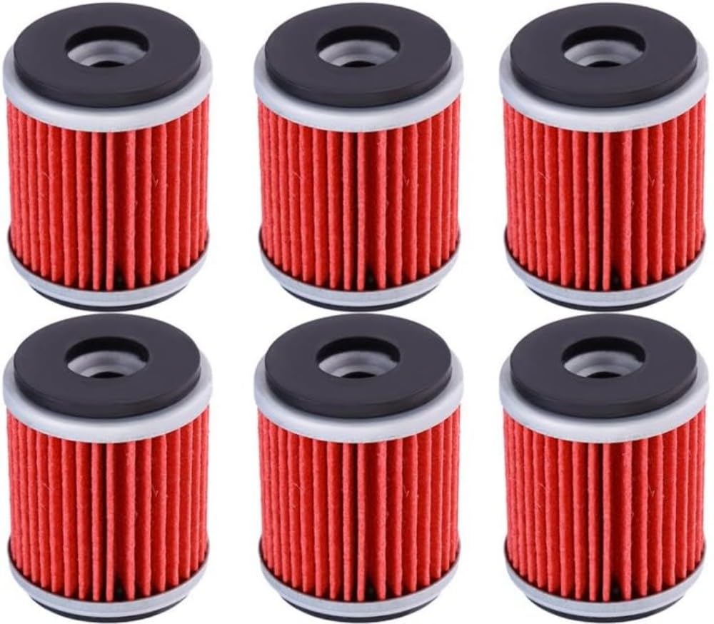 6x Ölfilter Ersatz für Yamaha YZ250 XT250 YBR250 YFZ450 YFZ450R YFZ450W YFZ450X YFZ459R YZ250F YZ450F WR250F WR250R WR450F WR250X 6x Ölfilter Ersatz für Yamaha YZ250 XT250 YBR250 YFZ450 YFZ450R YFZ450W YFZ450X YFZ459R YZ250F YZ450F WR250F WR250R WR450F WR250X von Space-parts