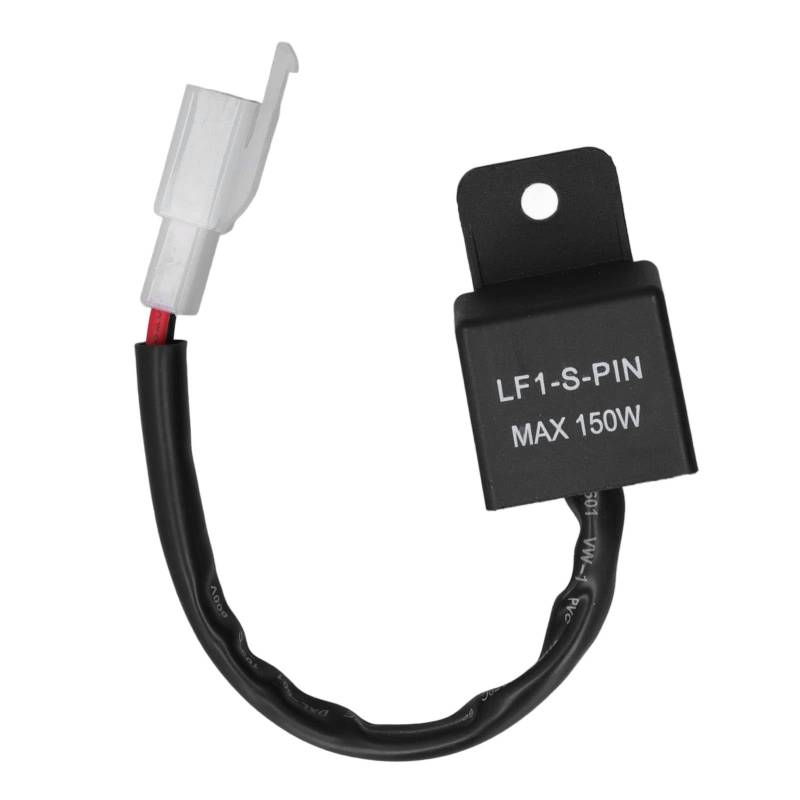 2 Pin LED -Flasher -Relais, 150W 12 V DC -Plug -and -Play für Motorrad -Blinker -Signallicht von Spacnana
