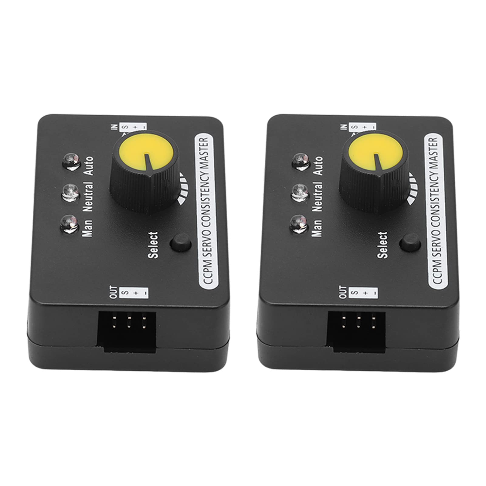 2pcs Lenkungsgetriebe Manuelle Geschwindigkeitsregelung, RC-Servo-Tester für Servo-Konsistenzmaster, MCU-Steuermotor DC4.8-6V 2pcs Lenkungsgetriebe Manuelle Geschwindigkeitsregelung, RC-Servo-Tester für Servo-Konsistenzmaster, MCU-Steuermotor DC4.8-6V von Spacnana