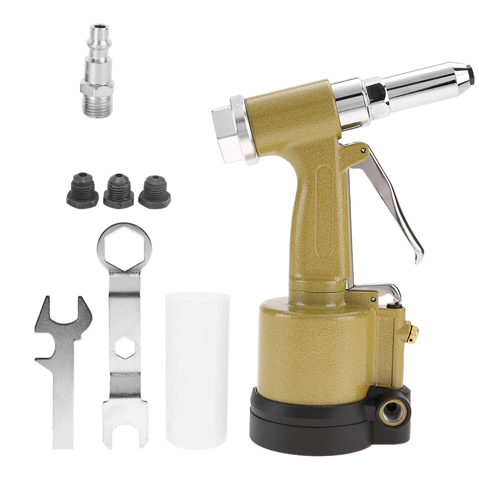 Hydraulisches Nietwerkzeug, Industrieluftnietwerkzeug KP -702 für Stahlaluminiumnieten mit Starker 3 Klauenstruktur (Amerikanischer Stil) von Spacnana