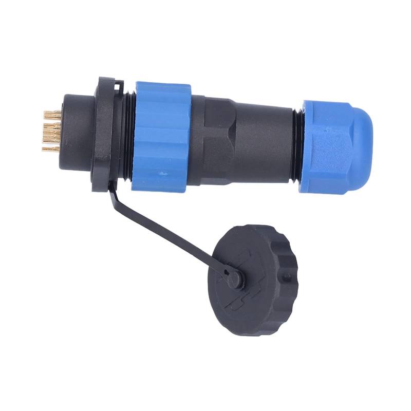 Luftfahrtanschluss, Stecker Socket Flansch Männlicher Weiblicher Power -Stecker AC250V 5A SP20 für Kommunikation, Computer, Alarme (12 Kerne) von Spacnana