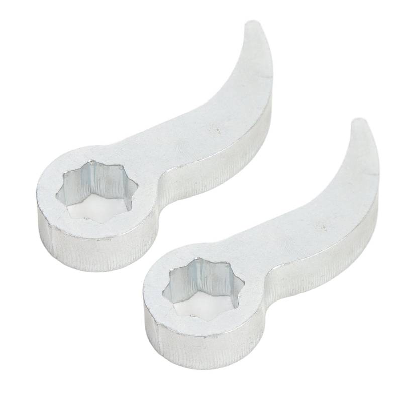 Spacnana Pry -Bar -Adapterkopf, 2pcs Pry Stangenschlüssel Adapterkopf CRV Stahlstruktur 8 Punkte Antrieb Hebeladapter Werkzeug für 1/2 Zoll, Sockelschlüssel von Spacnana