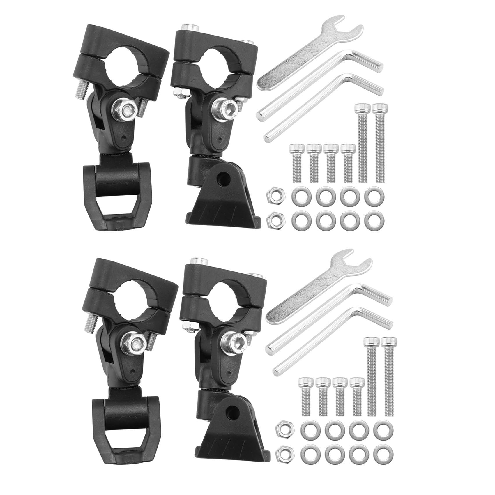 Spactz 2X Motorrad Scheinwerfer Halterung Nebel Scheinwerfer Halter Halterung LED Zusatz Scheinwerfer Halterung für -R1200GS F800GS/F650FS, 750036174 von Spactz