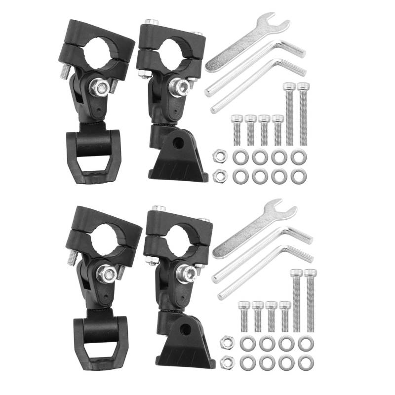 Spactz 2X Motorrad Scheinwerfer Halterung Nebel Scheinwerfer Halter Halterung LED Zusatz Scheinwerfer Halterung für -R1200GS F800GS/F650FS, 750036174 von Spactz