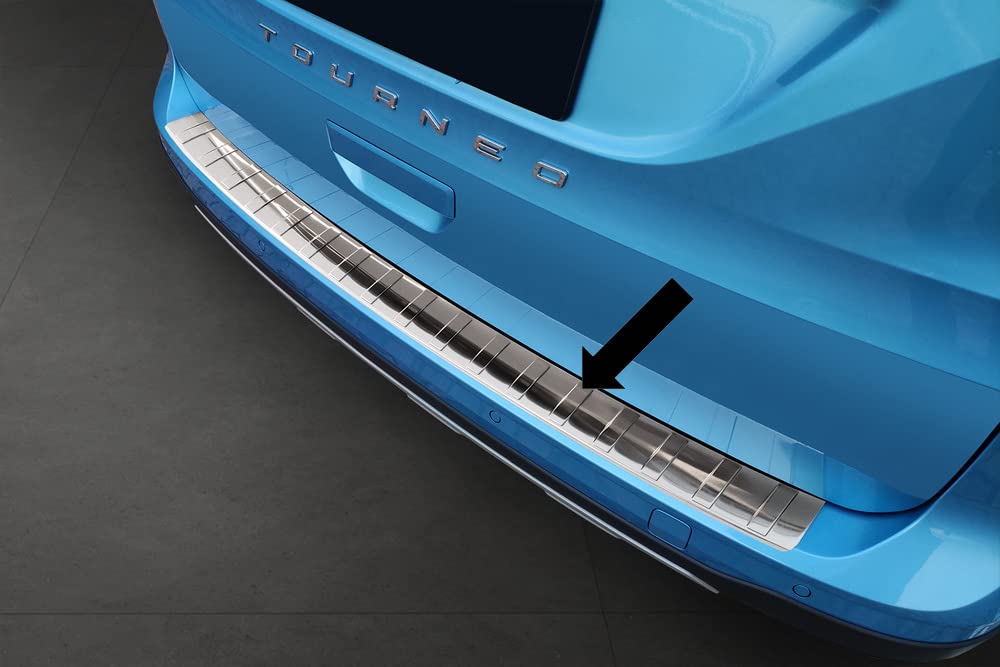 Ladekantenschutz Edelstahl Silber kompatibel mit Ford Tourneo Connect III auch Grand 3. Generation ab 10.2021-3235791 von Spangenberg