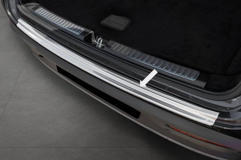 Ladekantenschutz Edelstahl kompatibel mit Mercedes EQC Typ N293 ab Baujahr 04.2019-05.2023 3235616 von Spangenberg