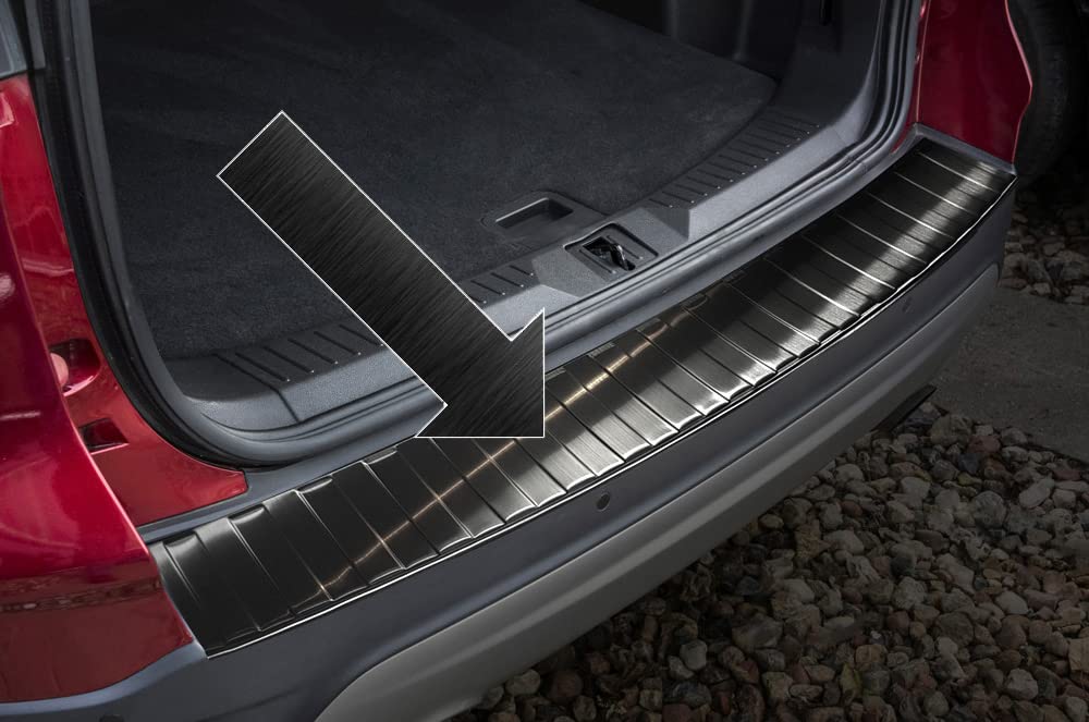 Ladekantenschutz Edelstahl schwarz Graphit kompatibel mit Ford Kuga II SUV 2. Generation Baujahre 03.2013-08.2019 3245167 von Spangenberg