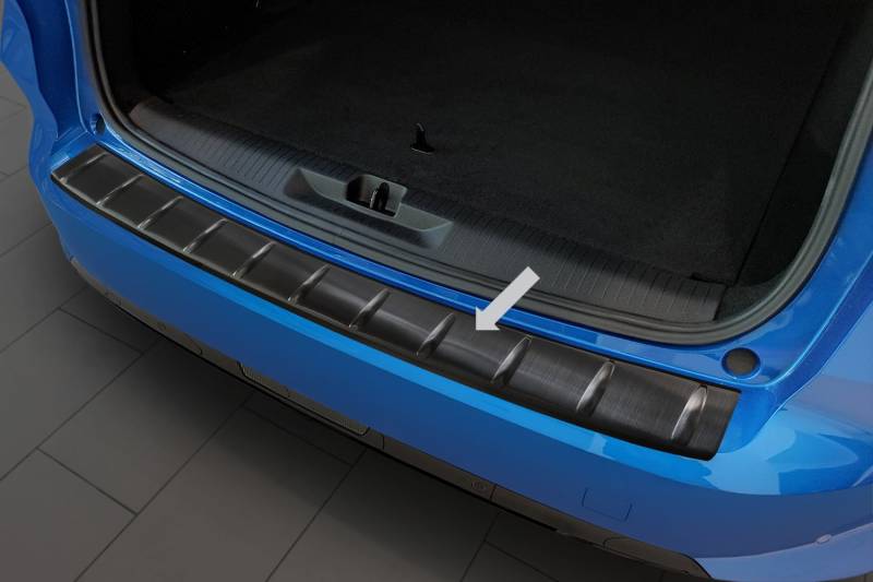 Ladekantenschutz Edelstahl schwarz Graphit kompatibel mit Opel Astra L Sports Tourer Kombi ab Baujahr 10.2022-. Nicht für Schrägheck! 3245309 von Spangenberg